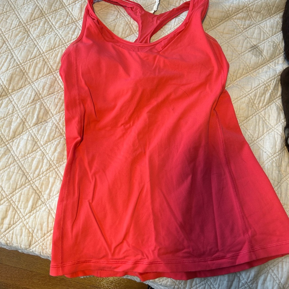 Lululemon Athletica Coral Tank Top